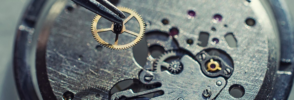 inside of mechanical watch