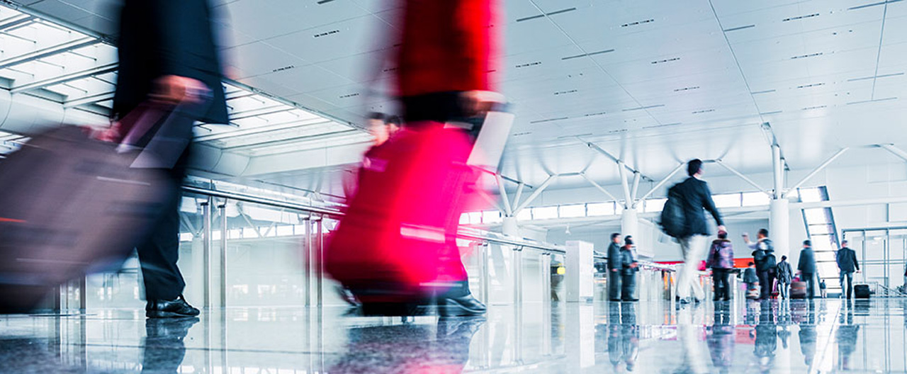 people movement in airport