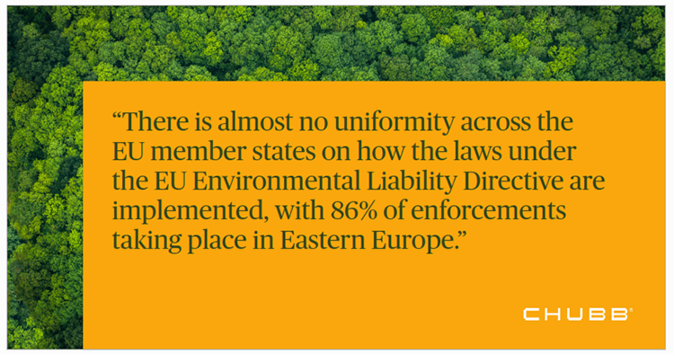 E.U. environmental liability directive