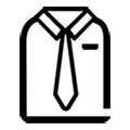 shirt with tie icon