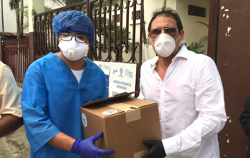 Distribución de equipo médico 