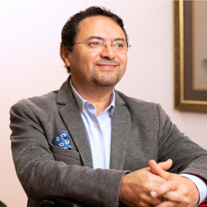 a man wearing a suit and tie