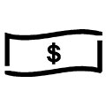 dollar note icon