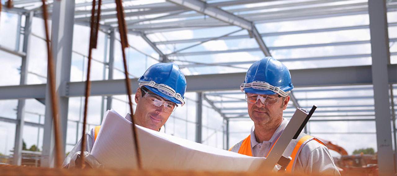worker at construction