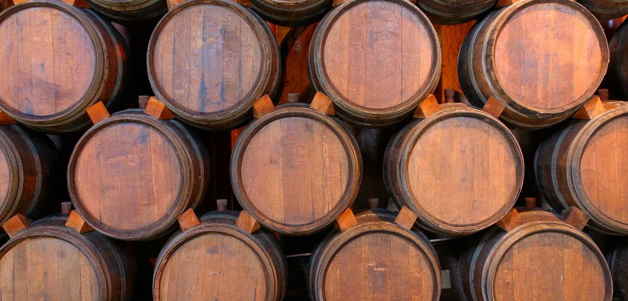 barrels of wine