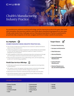 Manufacturers Insurance | Chubb