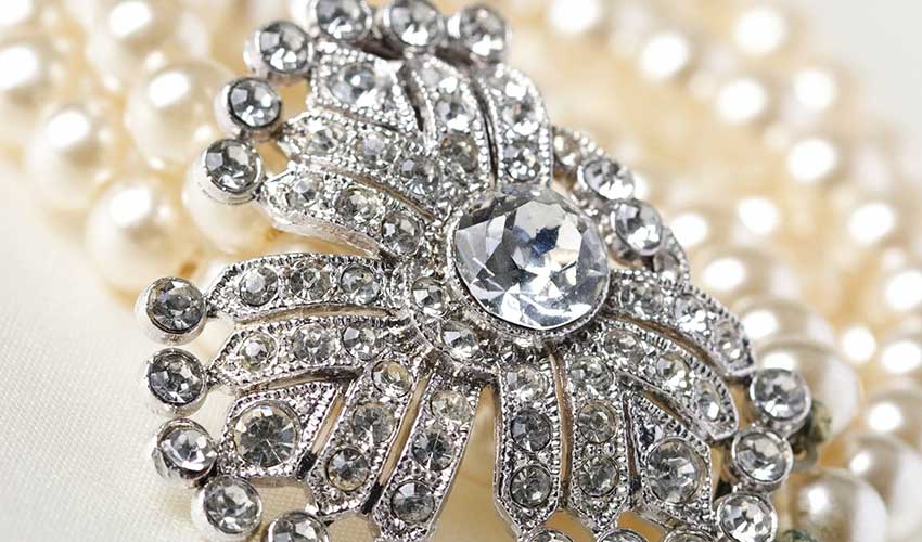 Diamond Pearl-Necklace