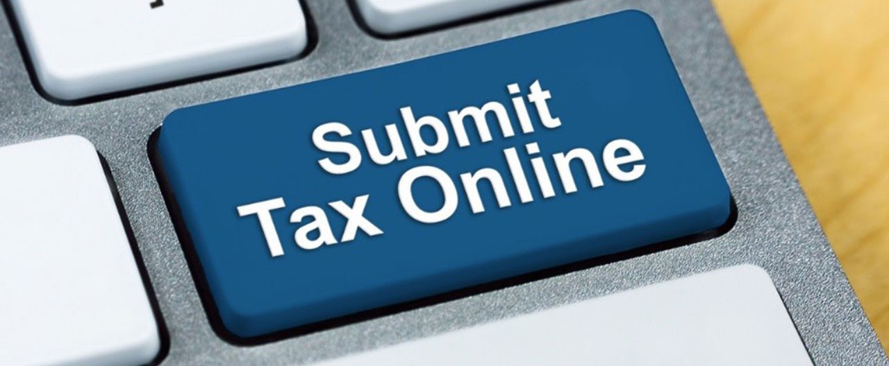 submit tax online button