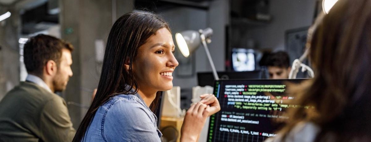 cyber expert at computer