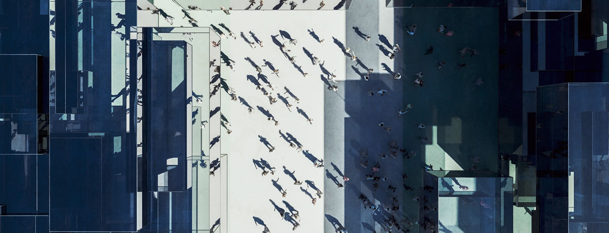 modern-glass-office-building-with-business-people-from-above