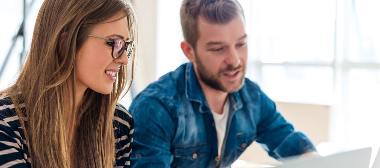 colleagues working together