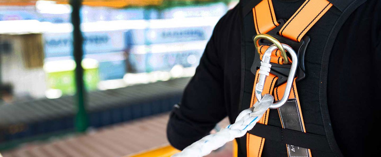 construction worker safety harness