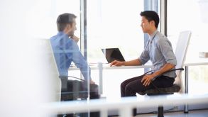 conference room discussion on Chubb's industry practices