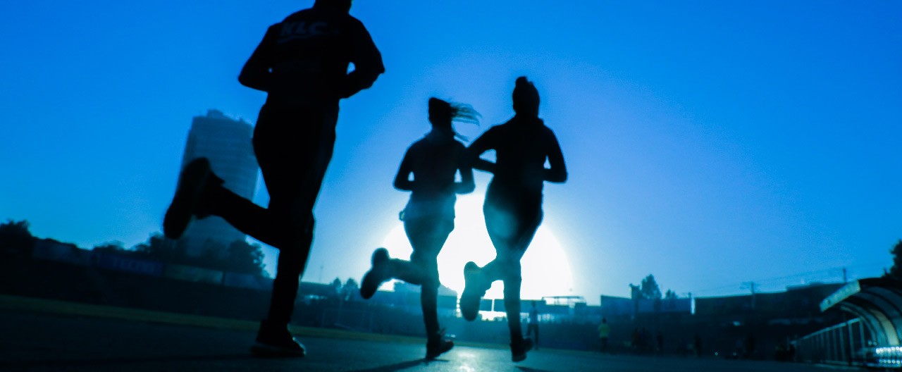 runners silhouette