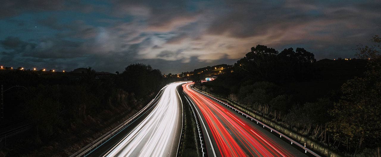 blurry road