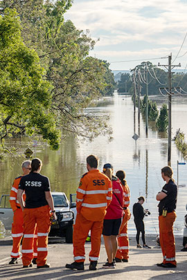 flooded road 