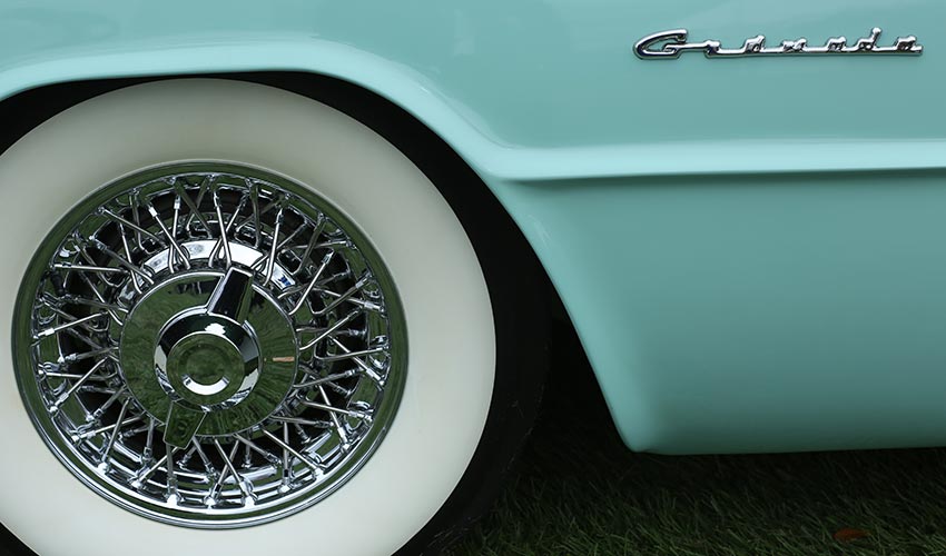 classic car wheel