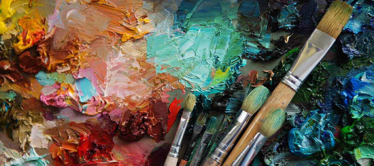 colourful paintbrush