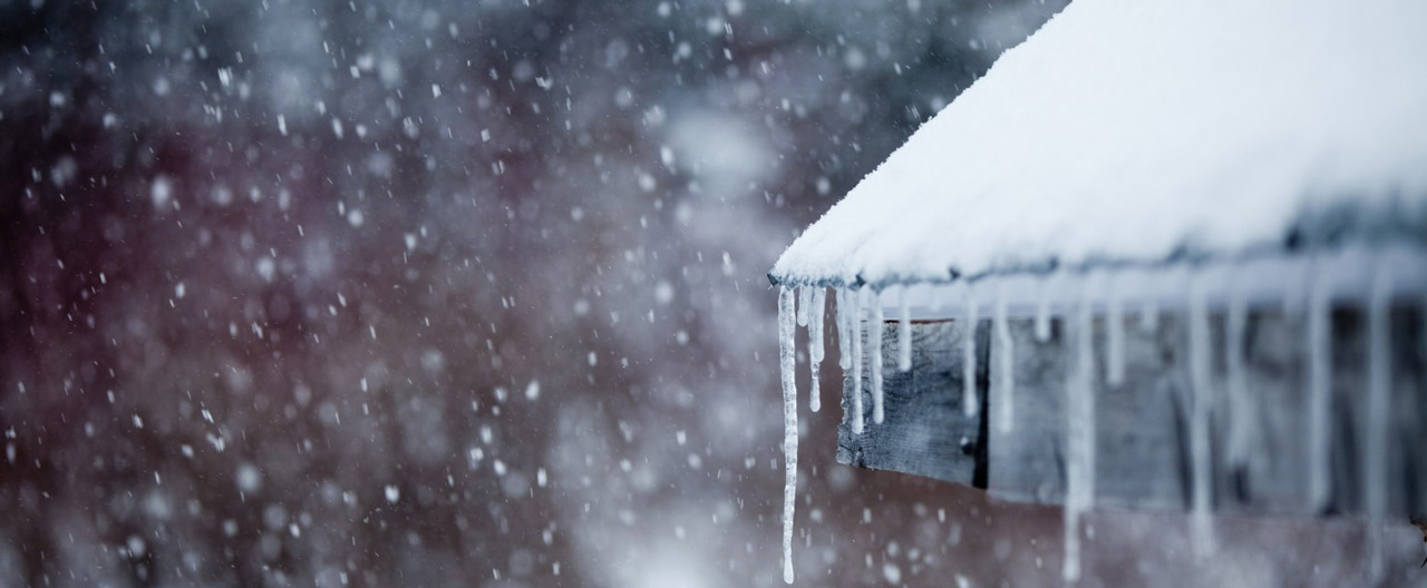 icicles on a roof