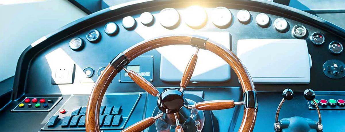 boat steering wheel