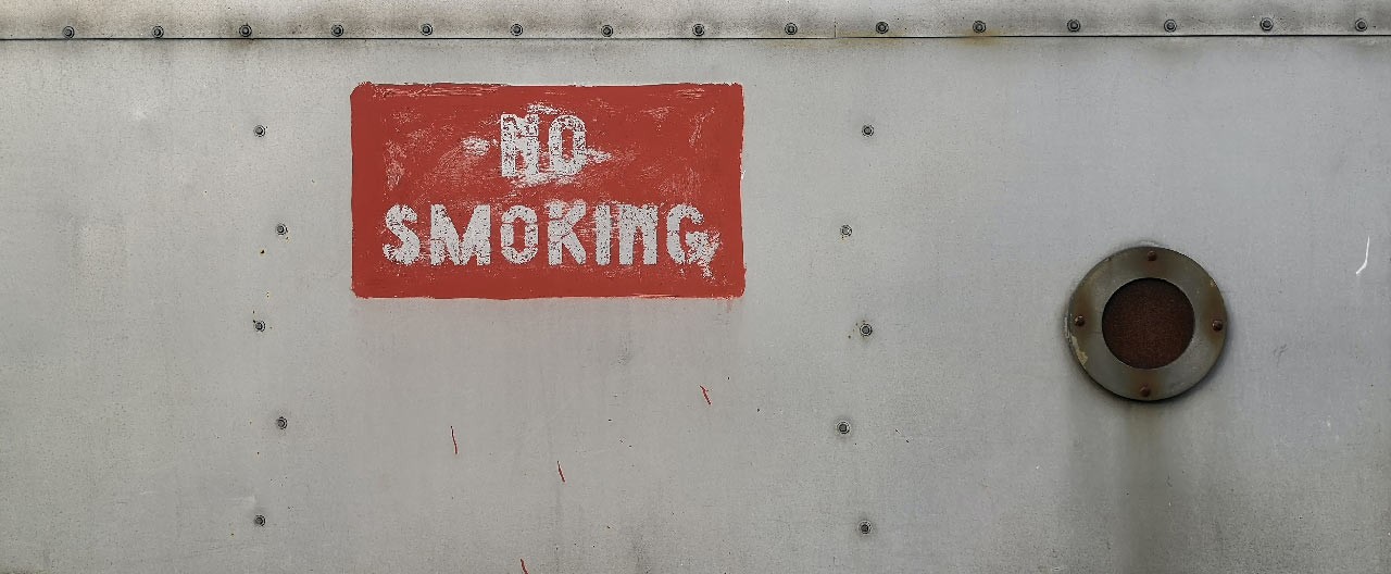 no smoking paint