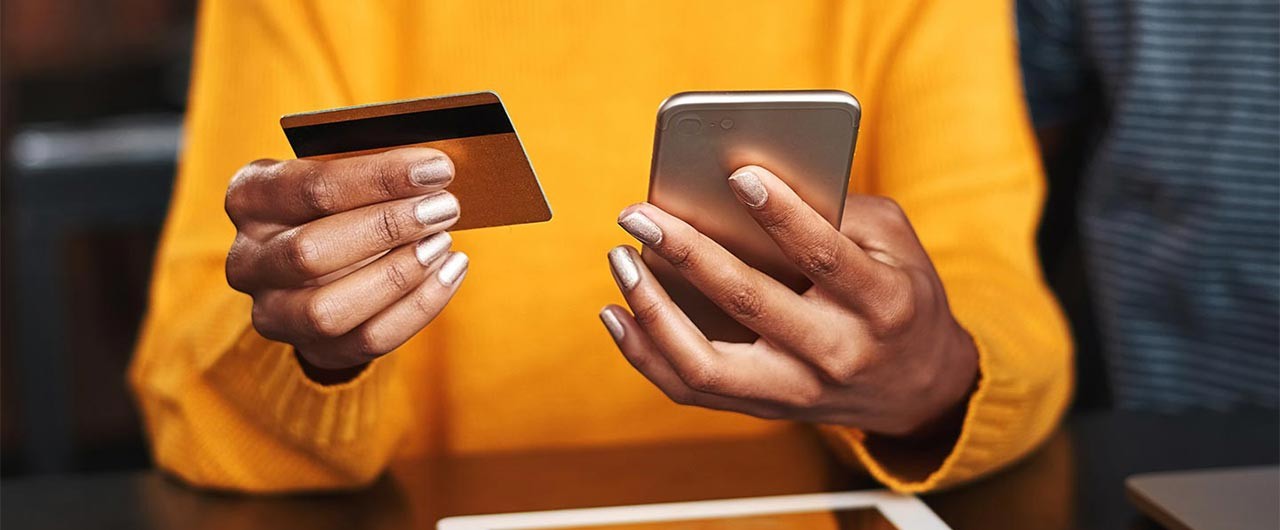 online shopping with credit card