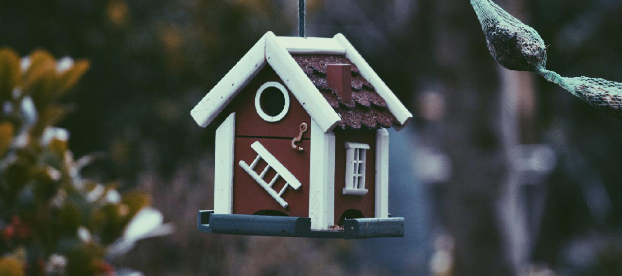 small wood bird house