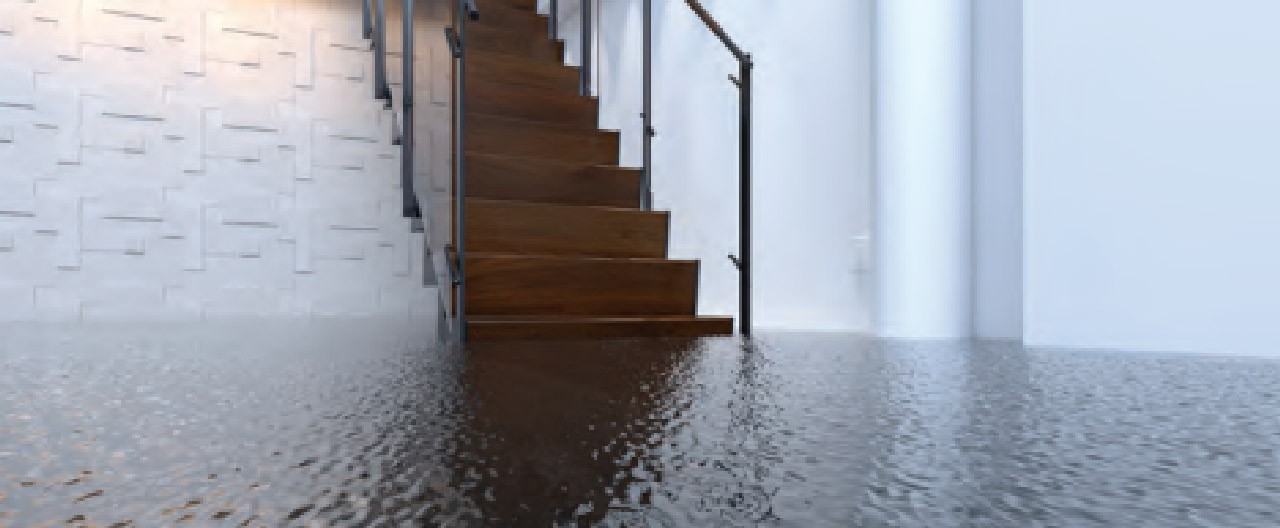 stairs flooded