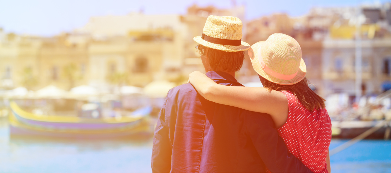 couple on holiday