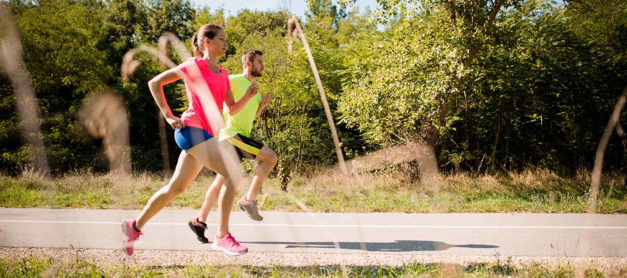 couple running