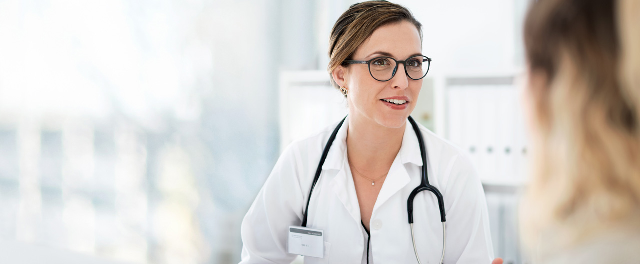 confident female dcotor