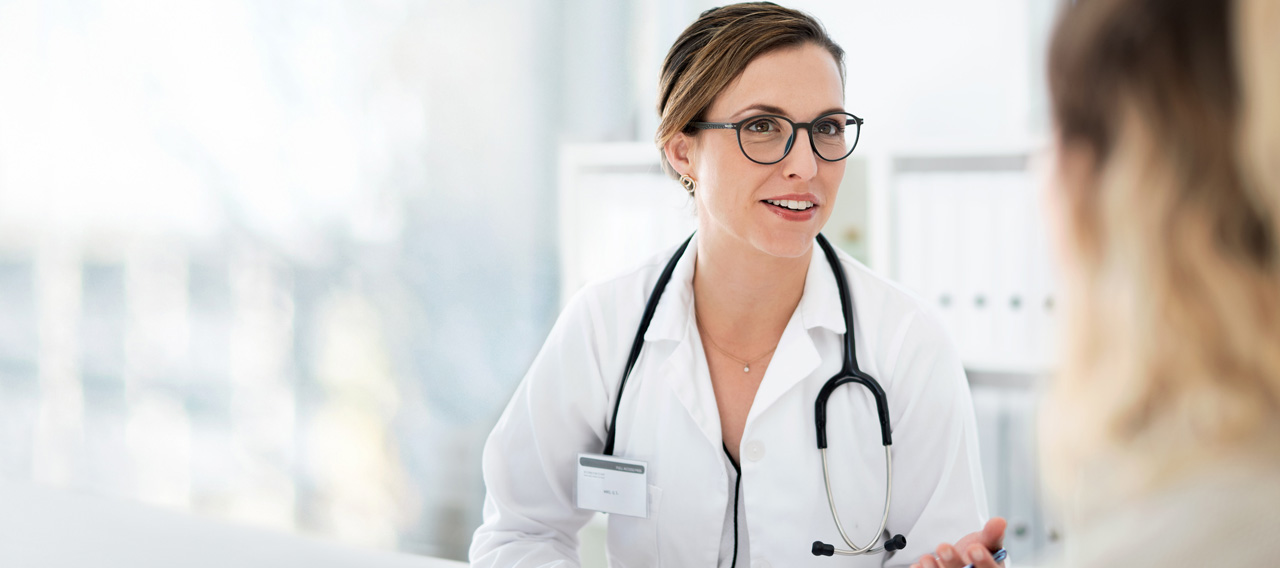 confident female dcotor